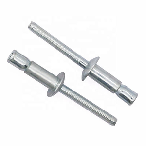 Rivet structurel à verrouillage simple haute résistance 6.4/14 en acier au carbone, rivet à dôme à verrouillage externe - Product Image 1
