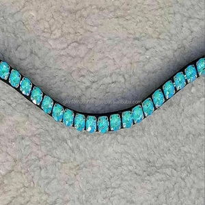 หรูหราคริสตัลขนาดใหญ่ Bling สีดำอังกฤษหนังม้าบราวน์ในทุกขนาดที่กำหนดเองและรูปร่างสั่งซื้อจำนวนมากได้รับการยอมรับ - Product Image 5