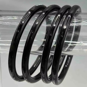 LOOKING HORN Bracelet en corne de vache de buffle naturelle et de luxe fait à la main pour hommes et femmes - Product Image 5