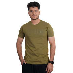 เสื้อยืดคอลโลร์ผ้าฝ้ายสีทึบของผู้ชาย100% เสื้อยืดเปล่าสั่งทำคุณภาพสูง - Product Image 1