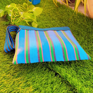 ถุงผ้าไนลอนสำหรับเดินทางชายหาดเป็นมิตรกับสิ่งแวดล้อมถุงเครื่องสำอางใช้ซ้ำได้มีซิปป้ายโลโก้พลาสติก - Product Image 3