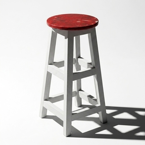 Taburete de Bar de Plástico Reciclado Sostenible, Estilo Contemporáneo Minimalista para Hogar, Hotel, Granja, Comedor al Aire Libre, Bares y Otros Espacios - Product Image 1