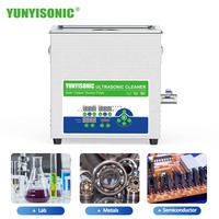 Limpiador Ultrasónico Industrial de Precisión Yunyisonic de 33kHz con Sistema de Desgasificación por Barrido, Tanque de 10 Galones para PCB y Piezas Electrónicas, Uso en Laboratorio