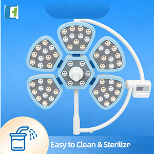 ไฟผ่าตัด LED แบบไร้เงา หัวคู่ ติดเพดาน ปรับอุณหภูมิสีได้ ความลึก 1200 สำหรับห้องผ่าตัด ได้รับมาตรฐาน CE ISO - Product Image 5