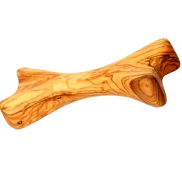 All'ingrosso osso di legno di ulivo da masticare per i cani. Vendita calda migliore animale domestico masticare l'osso del giocattolo. osso durevole dell'animale domestico di addestramento del cane. Accessori per animali