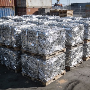 Chatarra de Alambre de Aluminio 6063, Alambre Brillante, Chatarra Limpia, Empaquetada en Fardos Uniformes para Fundir y Reciclar - Product Image 1