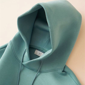 Sweats à capuche unisexes surdimensionnés brodés de haute qualité 2025, respirants, pour hommes, poids lourd, grande taille, vente en gros, hiver - Product Image 2