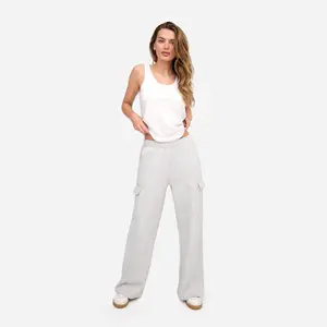 2024 модные дизайнерские женские брюки-карго однотонные уличные Стильные повседневные брюки-карго с карманами для женщин