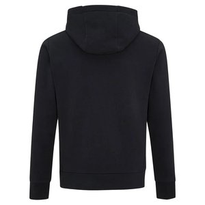 Sudaderas con capucha de mujer de tela de mezcla de poliéster y algodón personalizadas Sudadera con capucha de gran tamaño informal en blanco con logotipo bordado para mujer - Product Image 5