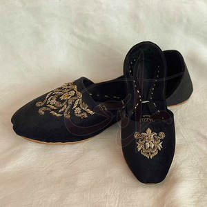 Top Performance Quality Made <b>Men</b> <b>Khussa</b> Black Color Light Weigt <b>Men</b> <b>Khussa</b> Anti Slip <b>Men</b> <b>Khussa</b> - Product Image 2