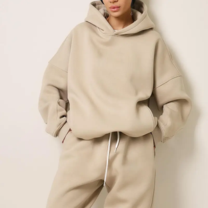 Chándal de alta calidad para hombres, sudaderas con capucha y pantalones, conjuntos de sudaderas con capucha Unisex de gran tamaño para hombres - Product Image 3