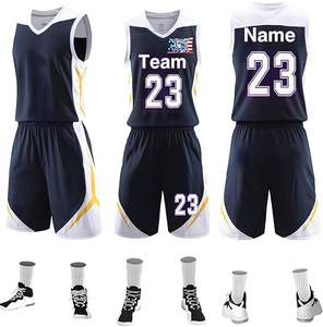 Camiseta de baloncesto reversible personalizada al por mayor, nuevo diseño, ropa deportiva, uniforme de baloncesto, pantalones cortos con técnica de tinte de sublimación - Product Image 2