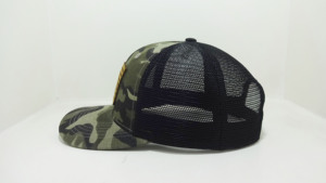 Gran oferta de sombreros de camionero de camuflaje con parche grabado de cuero personalizado para hombres y mujeres, gorras deportivas traseras de malla de alta calidad, sombreros de Vietnam - Product Image 4