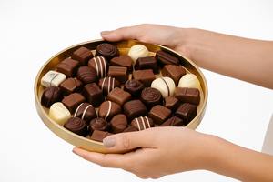 Bandeja decorativa de metal con acabado dorado para mejorar cada momento de servicio, desde chocolates de lujo hasta golosinas festivas - Product Image 5