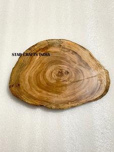 Vente chaude cadeaux de mariage de noël plateau de charcuterie en bois rotatif en bois naturel plateau rond en bambou fromage planche à légumes - Product Image 4