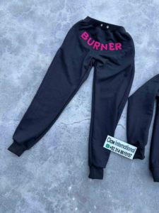 Sweat à capuche vintage personnalisé et pantalon évasé ensemble deux pièces survêtement brodé en chenille survêtement délavé à l'acide pour hommes - Product Image 5