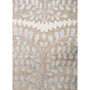 Tapis Erbe GSB-1337 en laine et soie de bambou noué à la main, motif floral, 10 mm, 100 % fait main, rectangulaire, pour couloir et chambre, gris et noir - pour la maison - Product Image 3