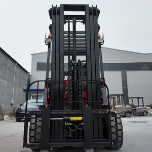 Forklift Listrik Berkualitas Tinggi dari Cina 3.5 Ton, Peralatan Penanganan Barang Gudang Bertenaga Baterai 72V, Ban Solid, Bersertifikasi CE ISO Baru - Product Image 3