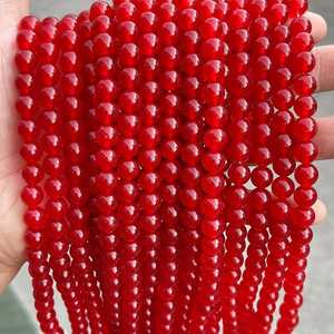 Prix de gros bijoux ronds colorés de qualité perles de verre en cristal 8mm en vrac perles de verre sacs 8mm pour la fabrication de colliers/bracelets - Product Image 6