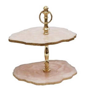 Wedding Party Table Top Decorating <b>Cake</b> <b>Stand</b> Luxury Designer Silver Plated <b>3</b> <b>Tier</b> Fruits Serving <b>Stand</b> Tabletop Decorating - Product Image 2