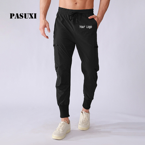 PASUXI <span class=keywords><strong>Pantalon</strong></span> cargo de sport pour homme à séchage rapide, léger, en nylon extensible, pour la <span class=keywords><strong>randonnée</strong></span>, la course à pied, le jogging, multi-poches, <span class=keywords><strong>pantalon</strong></span> tactique d'entraînement - Product Image 1