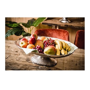 ชามเสิร์ฟอลูมิเนียมทรงรีสุดหรูสำหรับโรงแรมและงานเลี้ยง ดีไซน์ทันสมัย เป็นมิตรกับสิ่งแวดล้อม ปรับขนาดได้ เหมาะสำหรับสลัดและบะหมี่ ใช้เป็นของตกแต่งโต๊ะอาหาร - Product Image 1