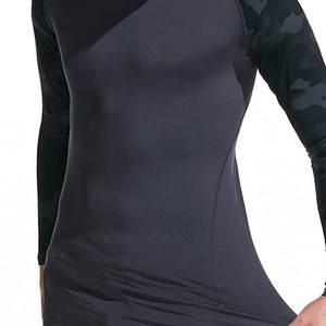 Camiseta de Protección Solar para Adultos, Sublimada, de Color Sólido, Manga Larga, Material Transpirable, Ajuste Delgado, Camiseta de Protección Solar para Hombre, Superventas - Product Image 6