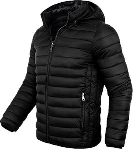 Hombres logotipo personalizado invierno Puffer burbuja chaqueta desmontable capucha gruesa cálida Nylon al aire libre chaqueta de utilidad - Product Image 1