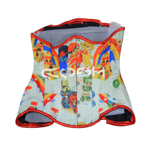 Corset de costume imprimé arc-en-ciel - Product Image 1