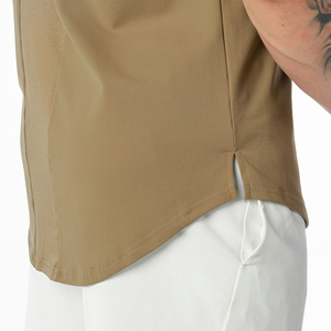 Camiseta de entrenamiento de tela transpirable para hombre, camisetas sin mangas para gimnasio - Product Image 4