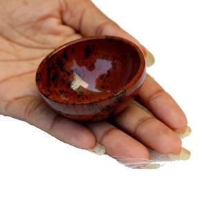 Material de piedras preciosas de alta calidad, cuenco de obsidiana de caoba, producto de piedra Natural, cuenco de cristal curativo de piedras preciosas para Decoración - Product Image 4