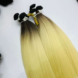 กระจุกผมสำหรับผู้หญิงผิวดำสำหรับต่อผมมนุษย์แท้ธรรมชาติแบบไล่เฉดสี - Product Image 2