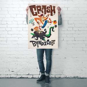 Póster moderno de Crash Bandicoot Adventures para decoración de pared - Product Image 3