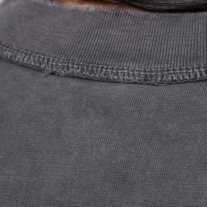 Camiseta de manga corta lisa con logotipo impreso personalizado de gran tamaño con hombros caídos y cuello redondo al por mayor OEM para mujer, camiseta de ropa a granel - Product Image 5