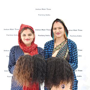 Extensions de cheveux Remy de Temple indien doux soyeux couleur noire cheveux bouclés naturels de haute qualité cheveux humains donneur unique fournis - Product Image 4