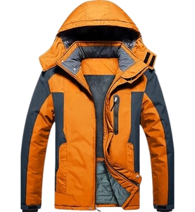 Blouson matelassé homme haute qualité, double style, imperméable, isolé, chaud, couleur unie, col montant, pour un style décontracté masculin, vente en gros - Product Image 1