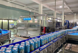 آلة تعبئة المشروبات الغازية والعصائر الأوتوماتيكية بالكامل مع نظام الغاز للعلب الألومنيوم - Product Image 2