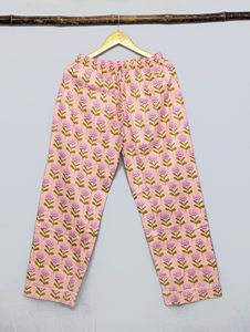 High Quality Women Summer Casual Floral Woven Cotton Night <b>Suit</b> | Combo Top & Pyjama Set | Export Quality Comfortable Nightwear - Product Image 3