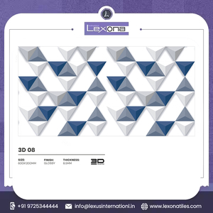 Baldosas de porcelana de alta calidad de 600x1200mm con acabado brillante, diseño moderno para uso interior directamente desde la India - Product Image 2