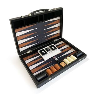 Base de Tela para Backgammon Tamaño Torneo, 57x75cm, Negro y Marrón, de Madera, para Video - Product Image 2
