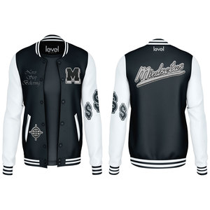 Custom Manufacturer High Quality Embroidery Regular Sleeves Winter Stand Collar Letterman Varsity <b>Jackets</b> Unisex Custom - Product Image 3