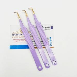 Pinzas para Extensiones de Pestañas de 90 Grados con Punta de Fibra de Agarre Perfecto y Punta Puntiaguda - Product Image 2