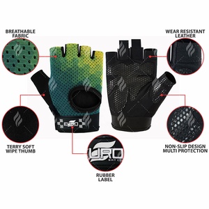 Professional Fitness <b>Gloves</b> for Gym and Sports Training with Breathable Polyester, Anti-Slip Palm and Shock-Absorbing Padding - Product Image 6
