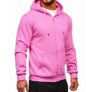 Sudadera con capucha fabricada con ropa para hombre, sudaderas con capucha de mezcla de algodón básicas de manga larga transpirables con logotipo personalizado para hombre - Product Image 3
