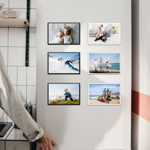 Manchon de cadre de poche <span class=keywords><strong>photo</strong></span> amovible pour mur de réfrigérateur support d'image en plastique transparent affichage protecteur de <span class=keywords><strong>photo</strong></span> réutilisable - Product Image 6