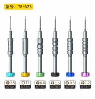 Kit de Tournevis de Précision pour Réparation Mobile T2/0.7/0.8/2.5/1.5 1.2 pour Démontage et Réparation d'Écrans LCD et Cartes Mères IPhone Android