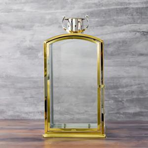 Linterna de vela Vintage de madera Natural, accesorios de decoración del hogar, vela de Metal con forma personalizada con logotipo personalizado - Product Image 2