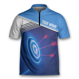 Camiseta de fútbol reversible para mujer deportiva con tiro con arco y nombre de equipo personalizado, camisetas polo informales de manga corta - Product Image 5