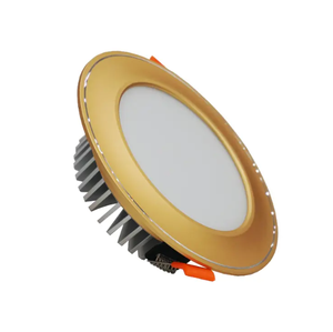 Downlight LED Minimalista Moderno de Aluminio de 5W con Borde Dorado, Chip COB Delgado Antideslumbrante para Hogar y Oficina de TLC Vietnam - Product Image 2