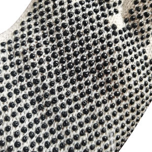 Top Selling White <b>Bleached</b> Black PVC Dots Machine Knitted Gloves Sizes Colors Options for Daily Use Cotton Gloves & Mittens - Product Image 6